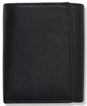 Perry Ellis Wallet, Leather Park Avenue Trifold