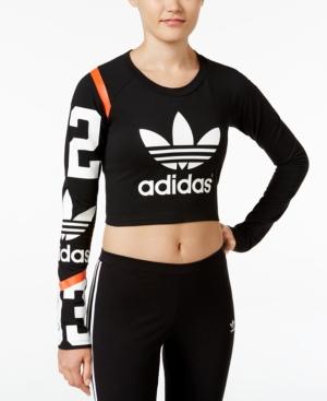 Adidas Originals Basketball Long-sleeve Crop Top
