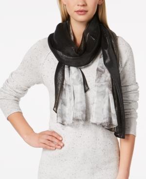 Calvin Klein Liquid Metallic Floral Ombre Scarf
