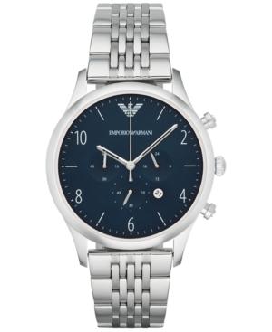 Emporio Armani Men's Chronograph Beta Stainless Steel Bracelet Watch 43mm Ar1942