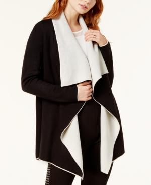 Bar Iii Reversible Draped Cardigan, Created For Macy's