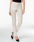 Style & Co Tummy-control Slim-leg Pants, Only At Macy's