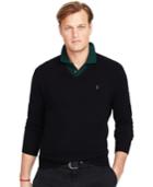 Polo Ralph Lauren Big And Tall Merino V-neck Sweater