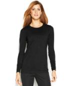 Alfani Long-sleeve Ruched Top, Only At Macy's