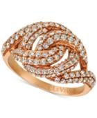 Le Vian Diamond Knot Ring (1-1/6 Ct. T.w.) In 14k Rose Gold