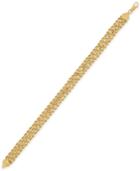 Rope & Circle Link Bracelet In 14k Gold