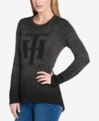 Tommy Hilfiger Metallic High-low Sweater, Created For Macy's