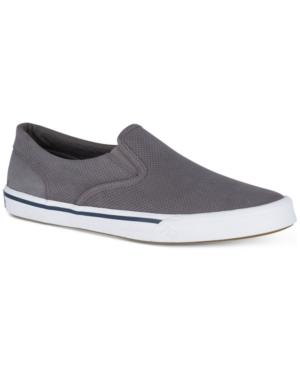 Sperry Men's Striper Ii Twin Gore Leather Slip-on Sneakers, Created For Macy's Men's Shoes