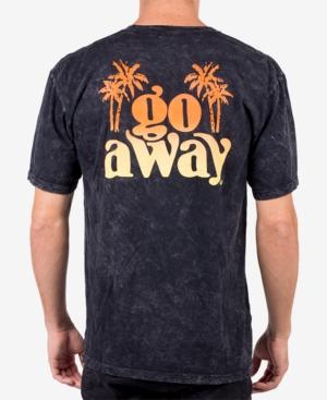 Neff Men's Go Away Marbled Graphic T-shirt