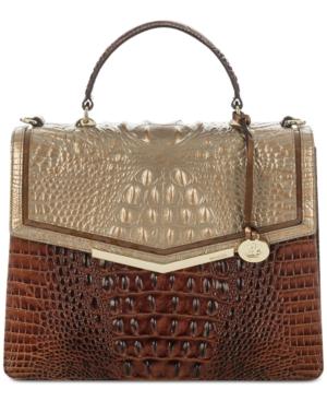 Brahmin Gabriella Rose Gold Provence Small Satchel
