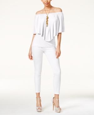 Thalia Sodi Off-shoulder Overlay Top, Only At Macy's