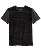 Guess Men's Velvet Burnout Stripe T-shirt