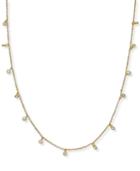 Giani Bernini 18k Gold Plated Cubic Zirconia Chain Necklace, 16 + 2 Extender, Created For Macy's