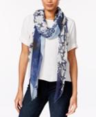 Vince Camuto Printed Scarf & Wrap In One
