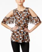 Alfani Cold-shoulder Top, Created For Macy's