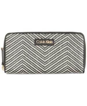 Calvin Klein Saffiano Zip-around Wallet