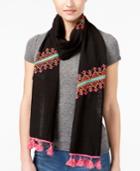 Collection Xiix Pop Of Embroidery Scarf