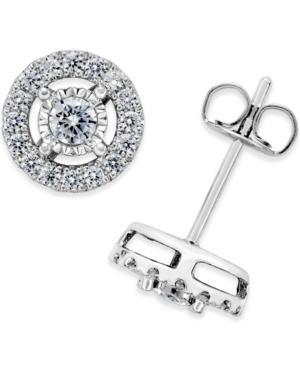 Trumiracle Floating Diamond Earrings (1/2 Ct. T.w.) In 14k White Gold
