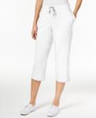 Karen Scott Pull-on Knit Capri Pants, Created For Macy's