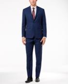 Vince Camuto Men's Slim-fit Stretch Solid High Blue Wool Suit