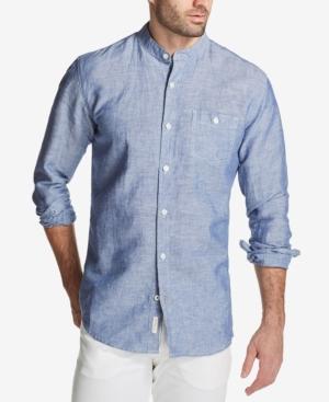 Weatherproof Vintage Men's Band-collar Shirt