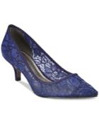 Adrianna Papell Lois Lace Evening Pumps Women's Shoes
