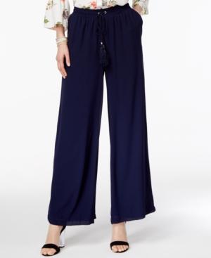 Ny Collection Drawstring-waist Palazzo Pants