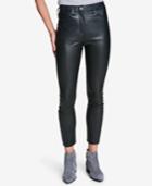 Dkny Stretch Faux-leather Pants