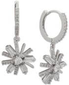 Jenny Packham Crystal Flower Drop Earrings
