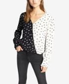Sanctuary Cori Half And Half Wrap Blouse