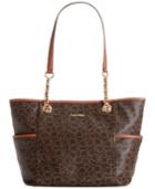 Calvin Klein Hayden Monogram Chain Tote