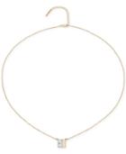 T Tahari Gold-tone Crystal Pendant Necklace