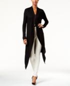 Inc International Concepts Asymmetrical Duster Cardigan, Only At Macy's