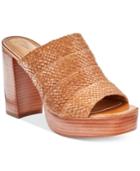 Frye Women's Katie Woven Block-heel Mules Women's Shoes