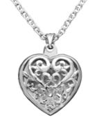 Giani Bernini Sterling Silver Pendant, Heart Locket