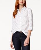 Tommy Hilfiger Button-down Shirt, Anchor Print