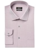 Alfani Performance Magenta Check Dress Shirt, Only At Macy's