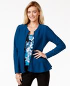 Alfani Flared Wool Jacket, Only At Macy's