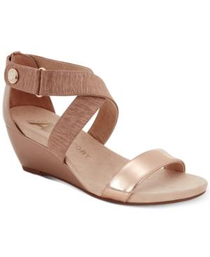 Anne Klein Crisscross Wedge Sandals