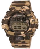 G-shock Women's Digital Green Camouflage Resin Strap Watch 49x46mm Gmds6900cf-3