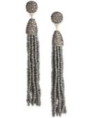 Inc International Concepts Gold-tone Long Beaded Tassel Drop Earrings, Only At Macy's