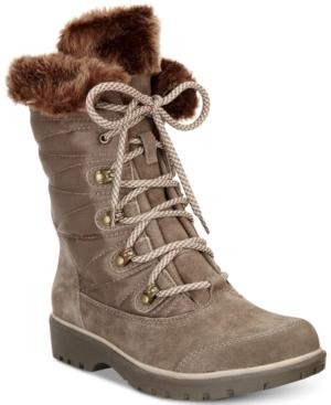 Baretraps Satin Lace-up Cold-weather Boots Women's Shoes