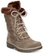 Baretraps Satin Lace-up Cold-weather Boots Women's Shoes