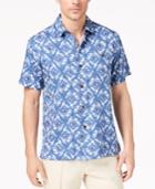 Tommy Bahama Men's Deep Water Diamond-print Shirt