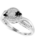 Diamond Twist Ring (1/4 Ct. T.w.) In Sterling Silver
