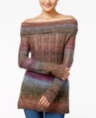 American Rag Off-the-shoulder Rainbow Sweater, Only At Macy's