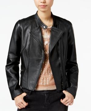 Bar Iii Leather Moto Jacket, Only At Macy's