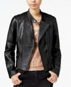 Bar Iii Leather Moto Jacket, Only At Macy's