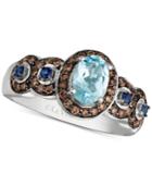 Le Vian Multi-gemstone (3/4 Ct. T.w.) & Diamond (3/8 Ct. T.w.) Ring In 14k White Gold