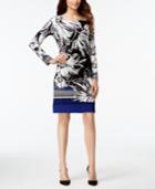Inc International Concepts Petite Printed Sheath Dress, Only At Macy's
